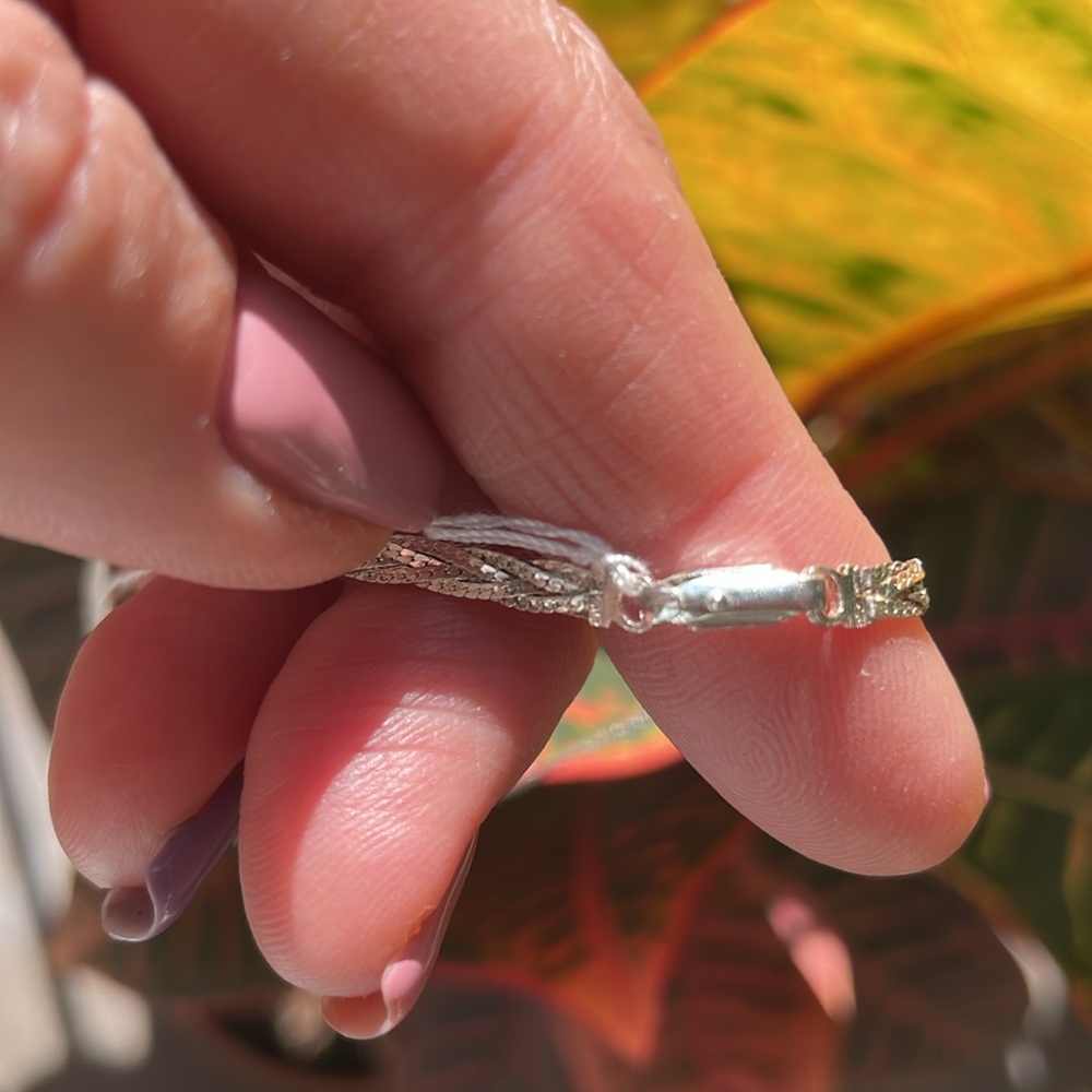 Sterling Silver Braid Chain - Picture 9 of 10